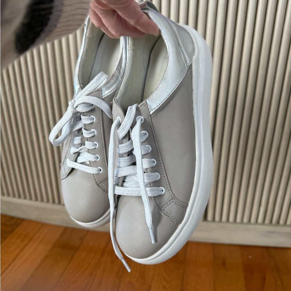 Trask Women's Sneakers - Gray and White